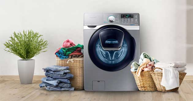 Cách sử dụng máy giặt Samsung cửa trước 9.5kg để giặt quần áo bẩn nhiều như thế nào?