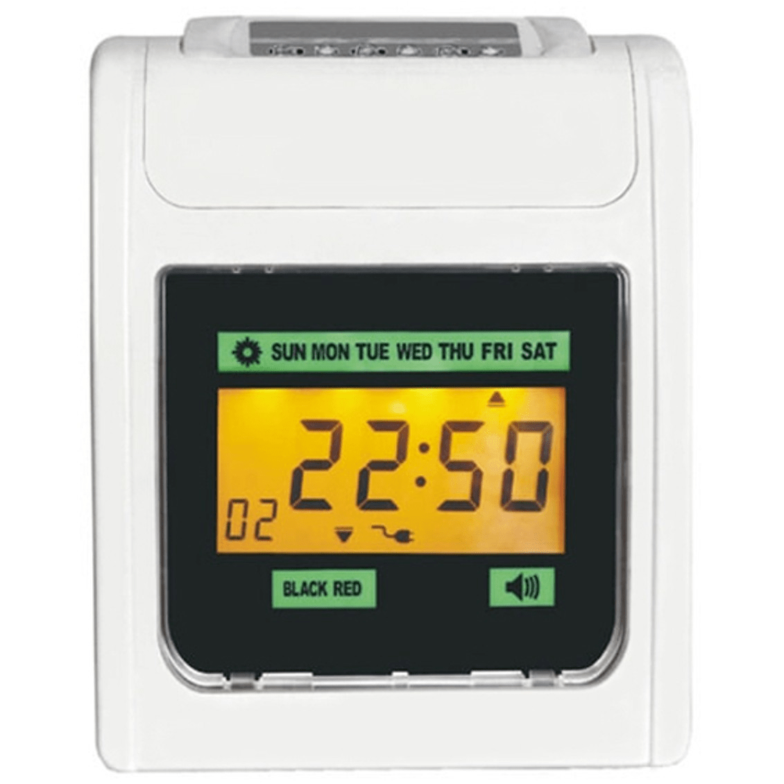 máy chấm công thẻ giấy robotron rt90d