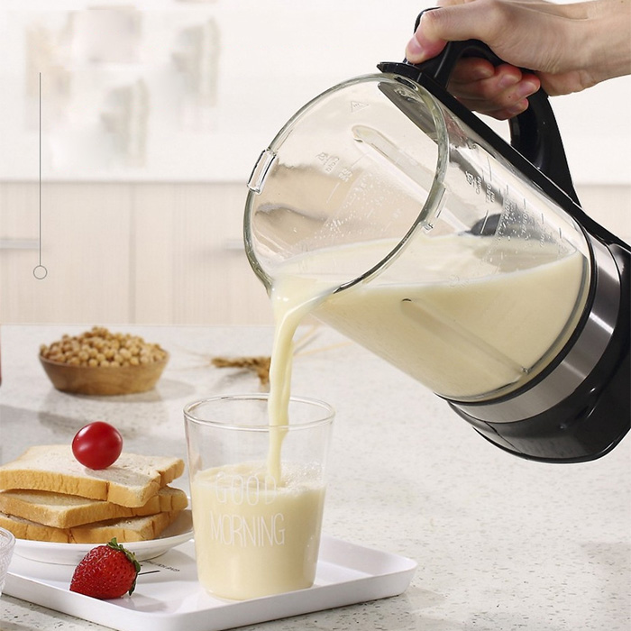 Cách sử dụng máy làm sữa hạt Mishio nấu sữa đậu nành rất đơn giản