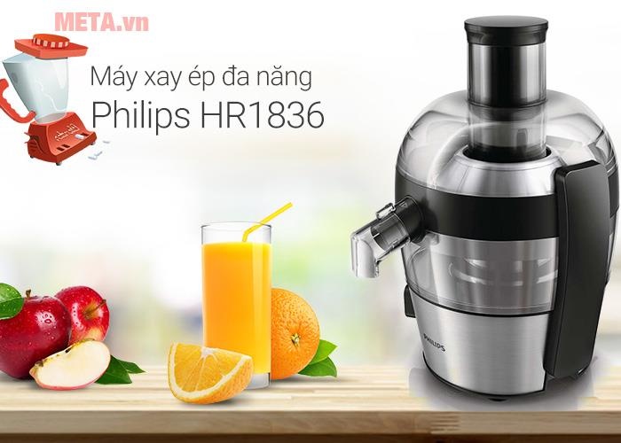 máy ép trái cây Philips HR1836 chính hãng
