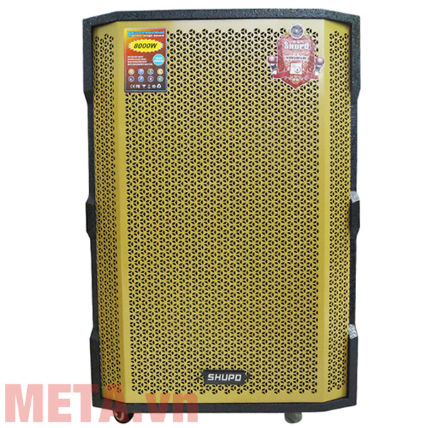 Loa kéo thùng gỗ hát karaoke Shupo G411 Loa kéo thùng gỗ hát karaoke Shupo G411