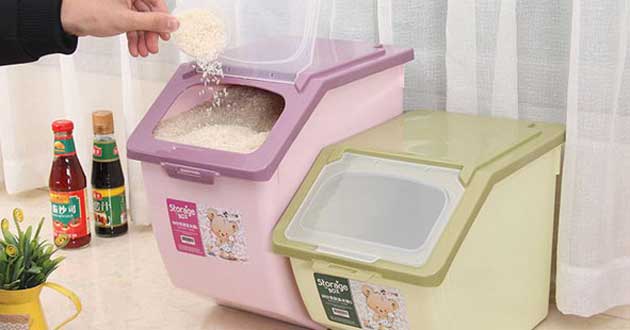 Thùng đựng gạo 10kg giá rẻ