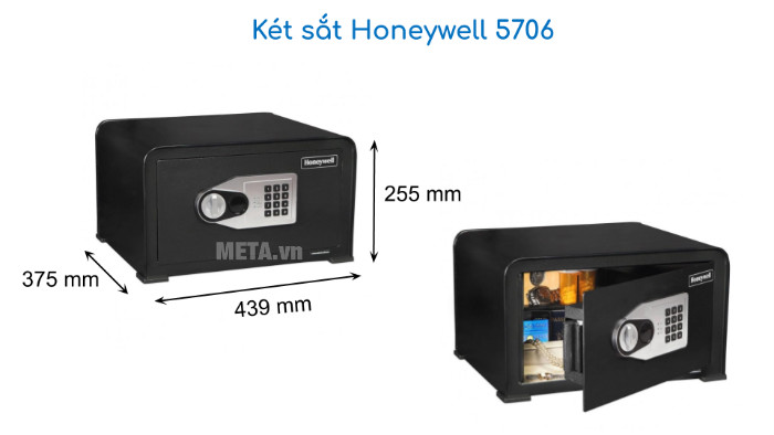 Kích thước Két sắt cỡ lớn Honeywell 5706