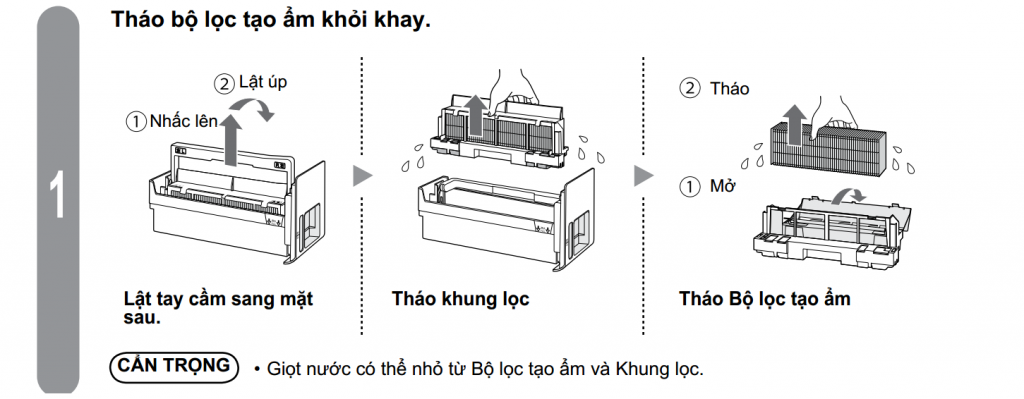 Vệ sinh máy lọc không khí Sharp đúng cách