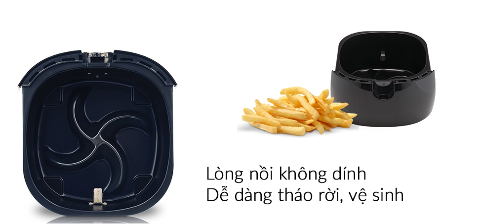 nồi chiên không dùng Philips HD9220