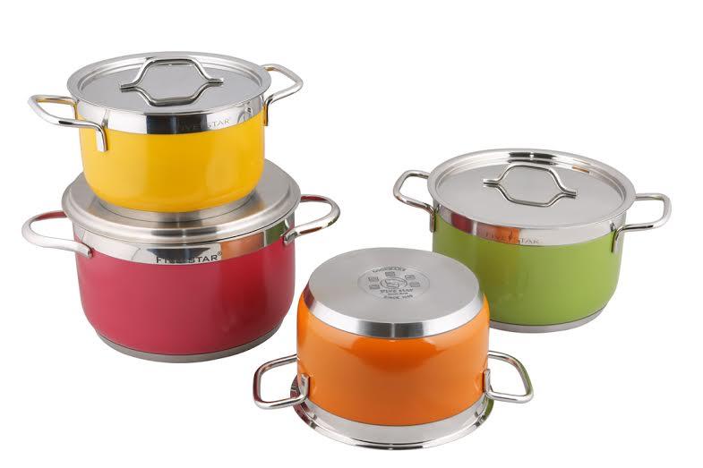 Nồi Fivestar có thiết kế hiện đại, màu sắc trẻ trung
