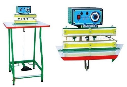máy hàn miệng túi dập chân m5400 mm