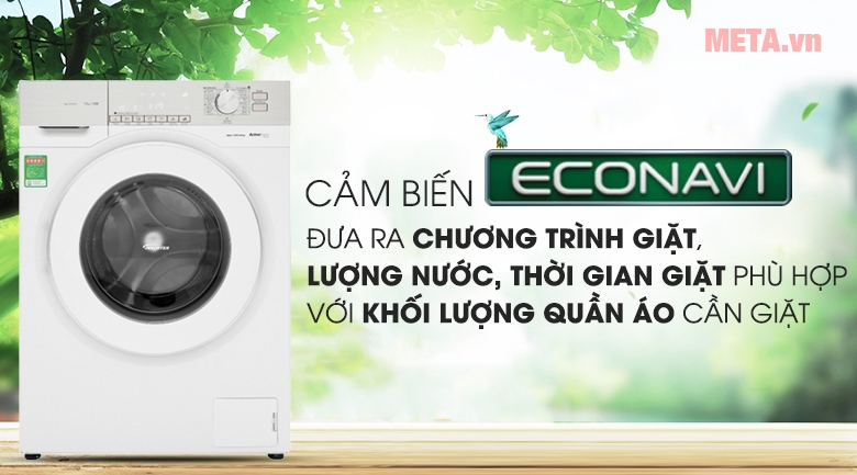 Công nghệ 3Di Inverter và cảm biến Econavi trên máy giặt Panasonic
