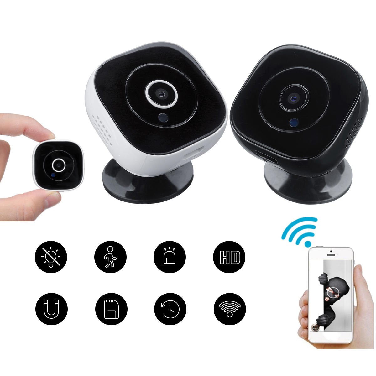 Camera wifi mini thường dùng trong không gian nhỏ