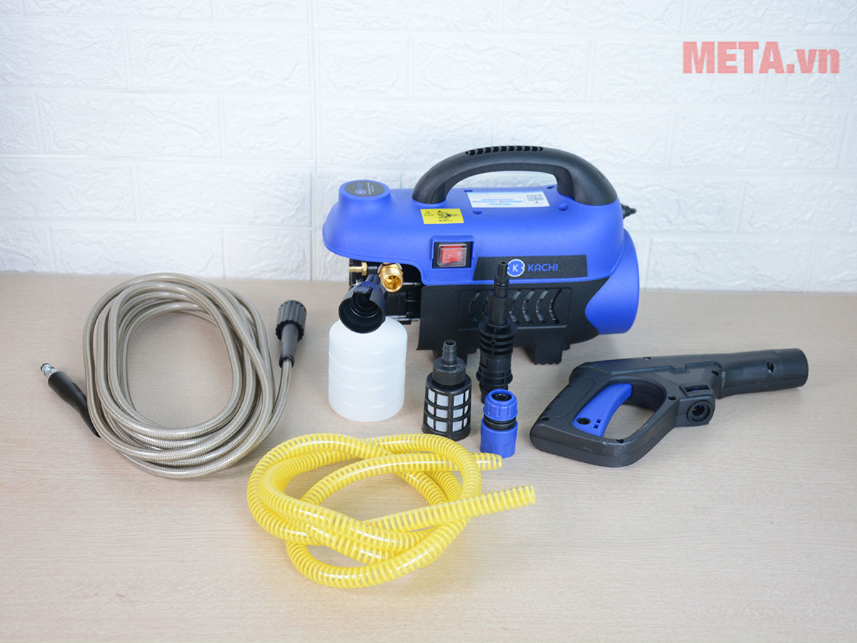 Máy xịt rửa xe cao áp cảm ứng từ Kachi MK164 (1400W)
