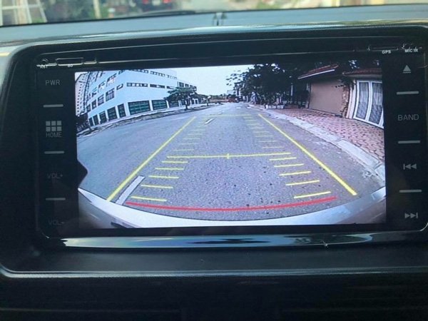 Camera lùi góc rộng 360 độ