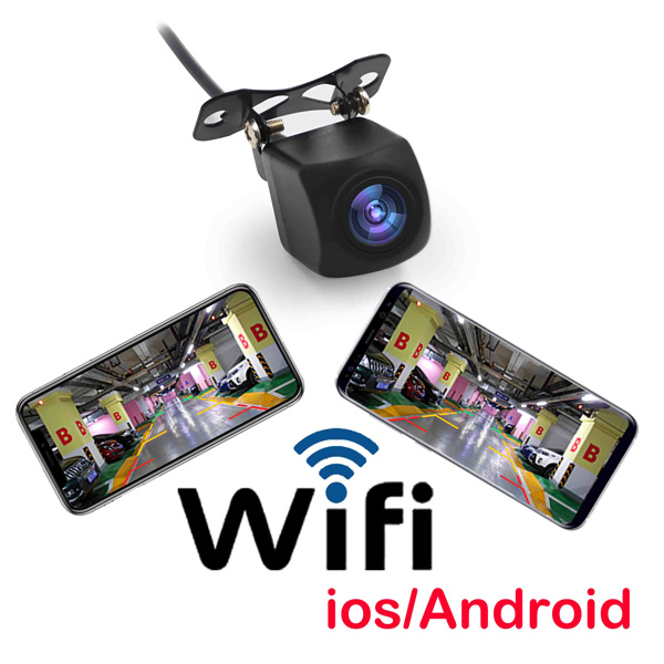 Camera lùi không dây, tích hợp Wifi