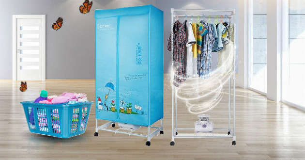 Tủ sấy quần áo giúp bạn không phải lo lắng làm thế nào để quần áo không còn ẩm, hôi trong thời tiết mưa ẩm, nồm...
