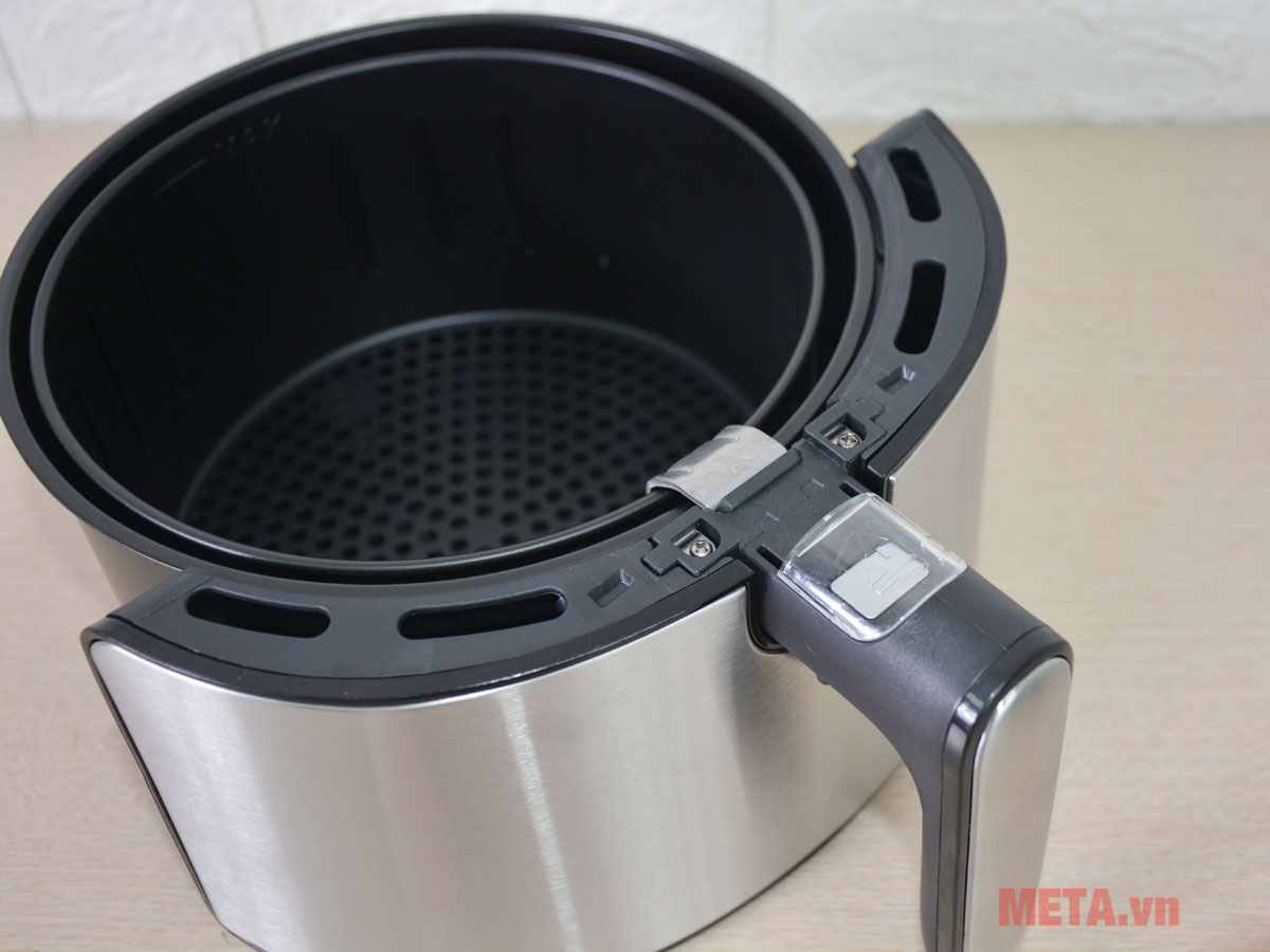nồi chiên không dầu Hafele review về dung tích