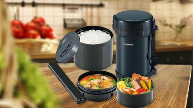 Hộp cơm giữ nhiệt Nhật Bản giúp giữ nóng đồ ăn hiệu quả.