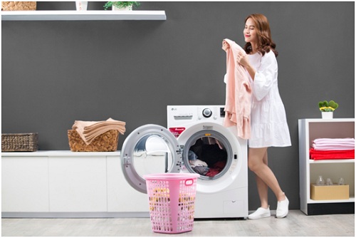 Máy giặt sấy khô LG thiết kế đẹp