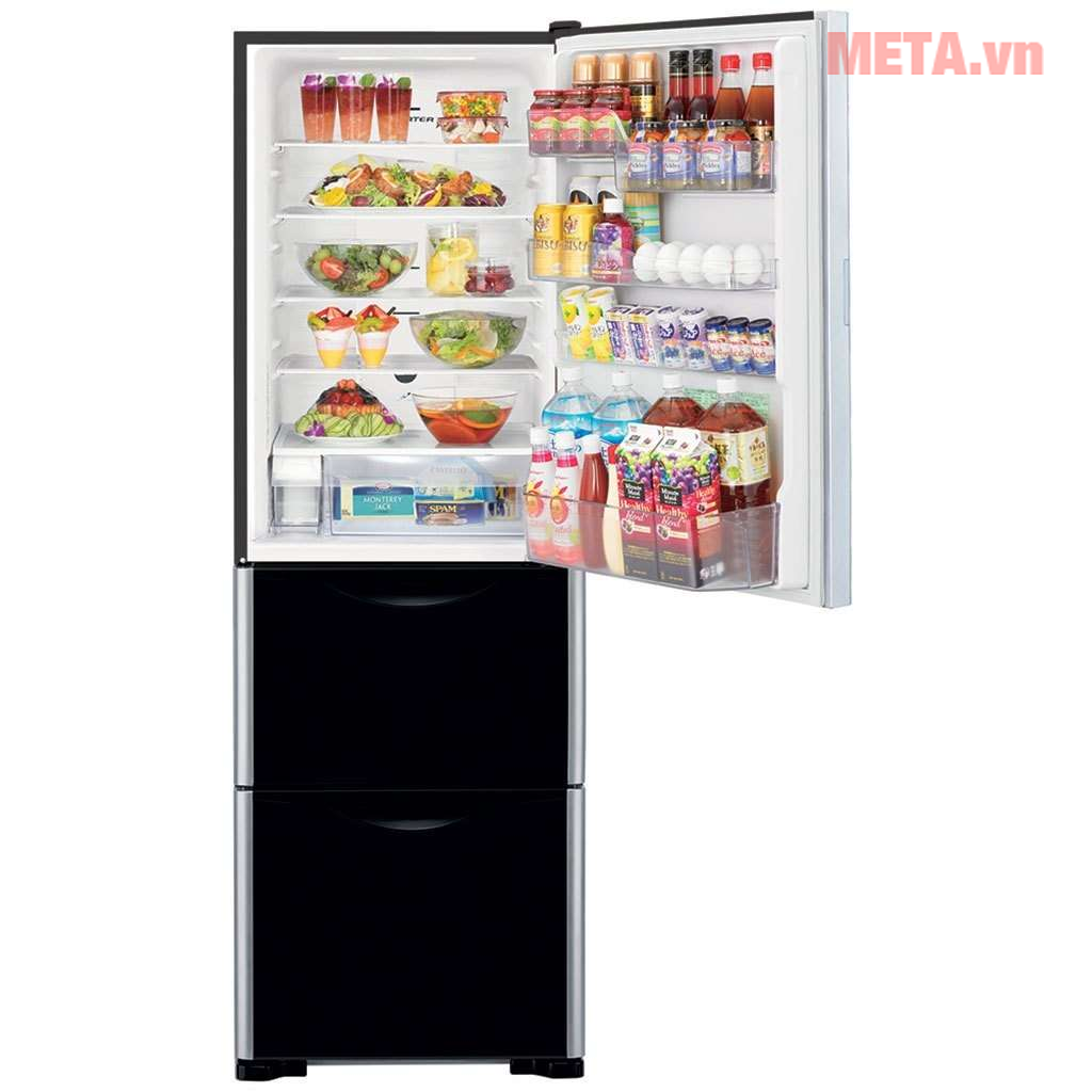Tủ lạnh 3 cánh Hitachi 375 lít SG38PGV9X (GBK)