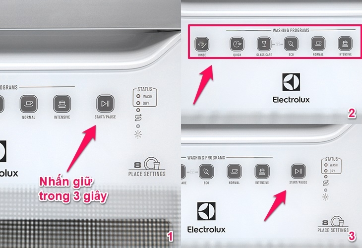 Máy rửa bát 8 bộ Electrolux ESF6010BW - giá rẻ nhất hà nội
