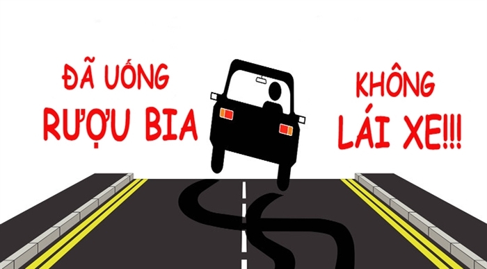 Đã uống rượu bia là không lái xe