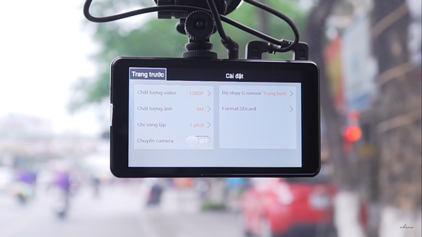 Cài đặt chung của camera Vietmap A50
