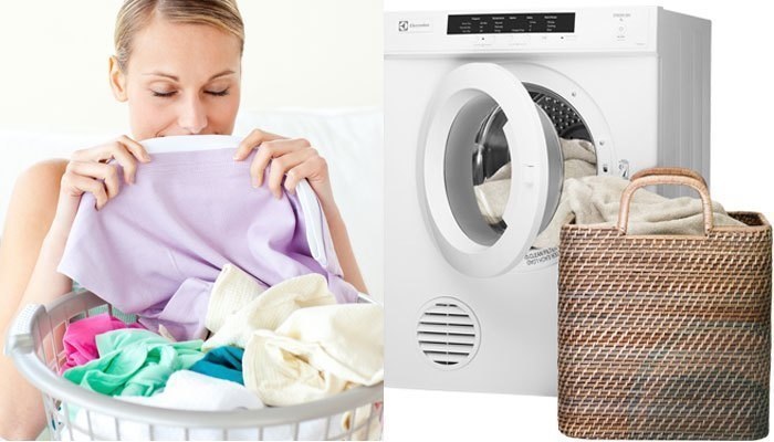 Máy sấy quần áo Electrolux giúp quần áo lúc nào cũng khô, thơm và sạch sẽ.