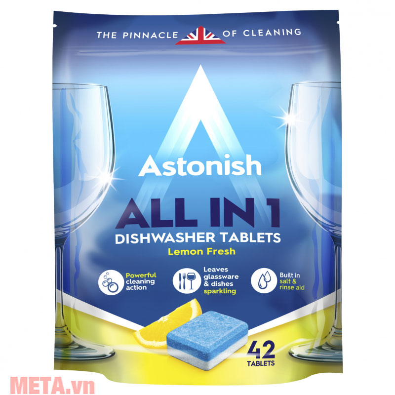 Viên rửa chén bát All in one Astonish C2170 (42 viên/túi)