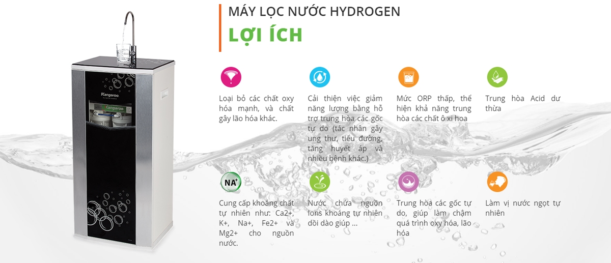 Lợi ích của nước Hydrogen 