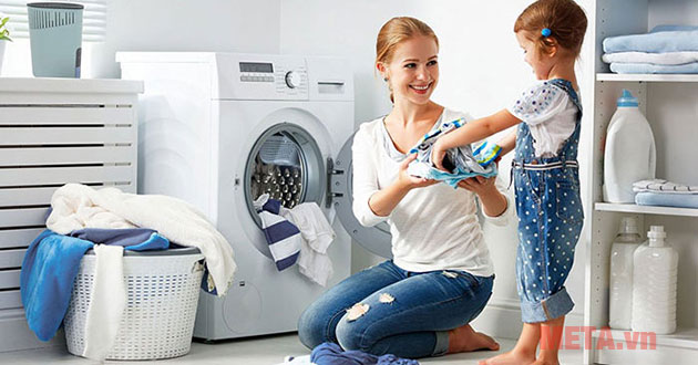 Máy giặt sấy tiêu tốn bao nhiêu tiền điện 1 tháng?