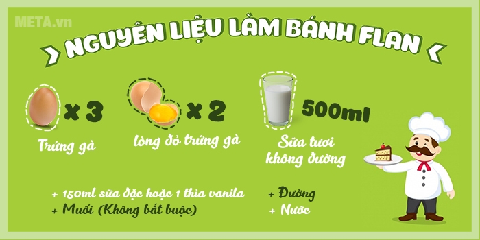 Hướng dẫn 4 bước làm bánh Flan bằng lò nướng thơm ngon tại nhà