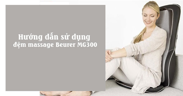 Hướng dẫn sử dụng máy massage Beurer