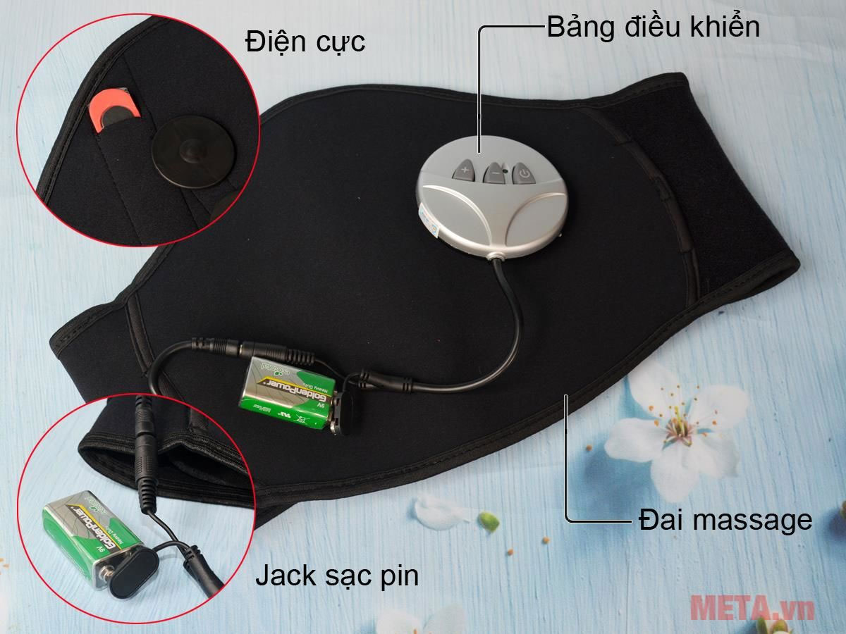 Máy dễ sử dụng, giúp cơ thể thư giãn hiệu quả Hướng dẫn sử dụng đai massage bụng