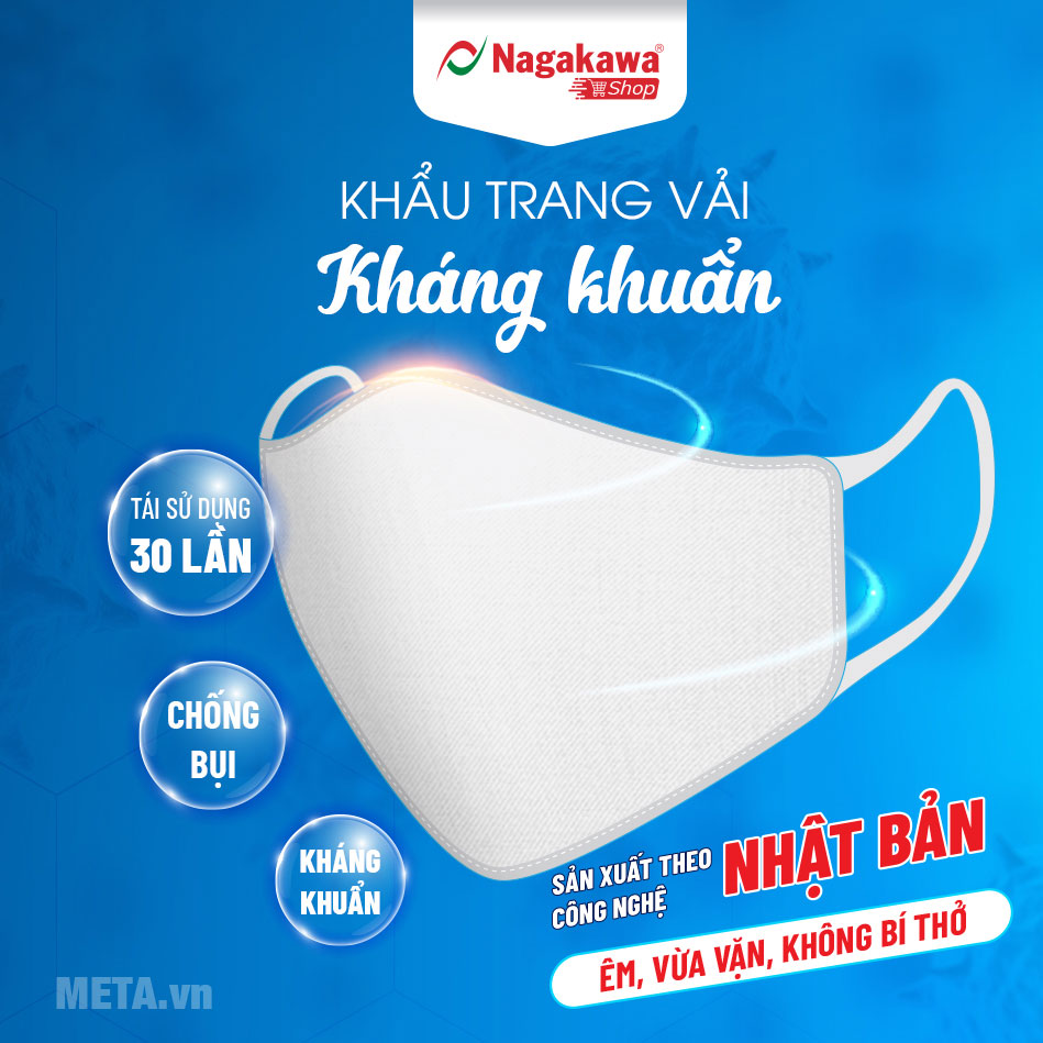 Khẩu trang vải kháng khuẩn