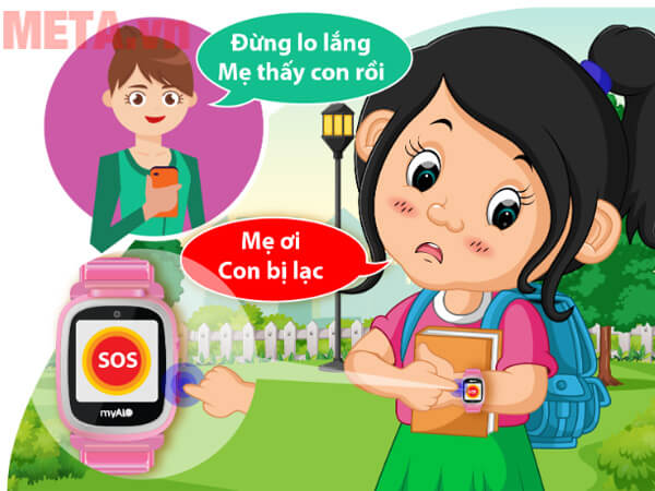 Review đồng hồ định vị trẻ em myAlo