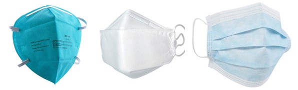 Các loại khẩu trang dùng một lần