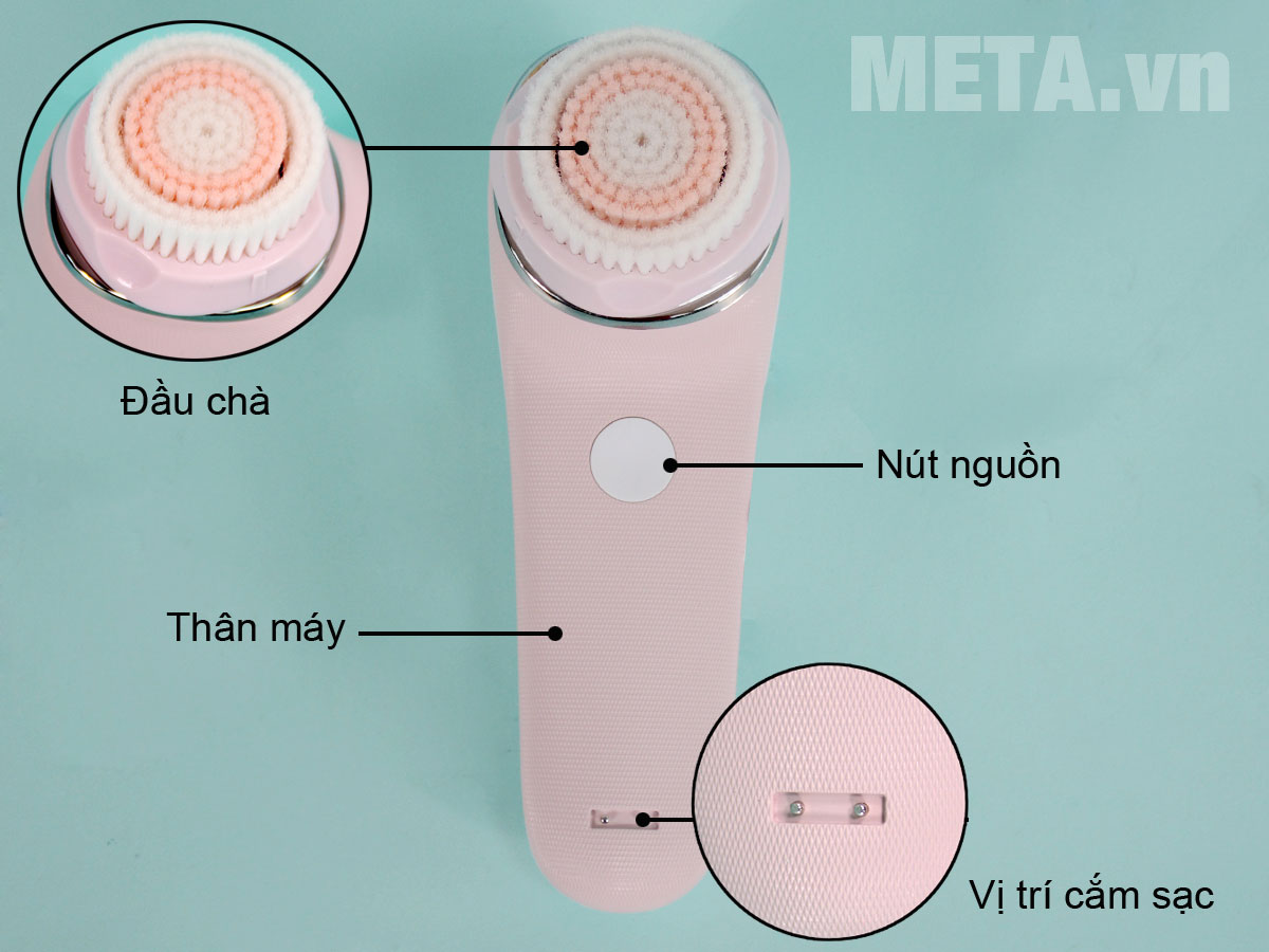Máy rửa mặt sử dụng công nghệ siêu âm Cách sử dụng máy massage
