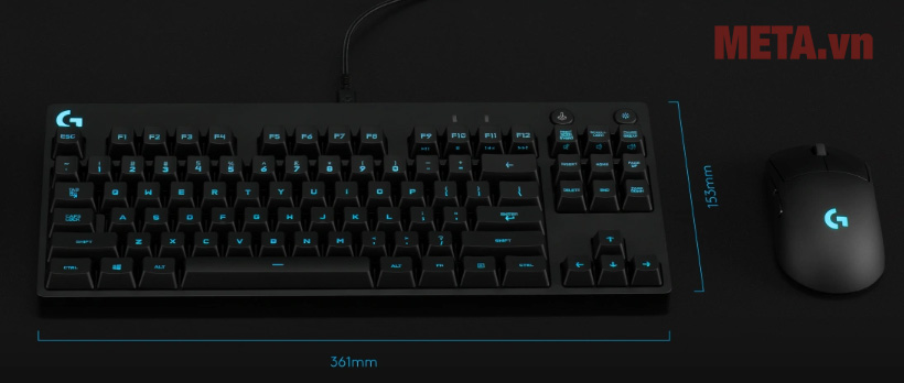Bàn phím cơ gaming Logitech PRO X-gaming
