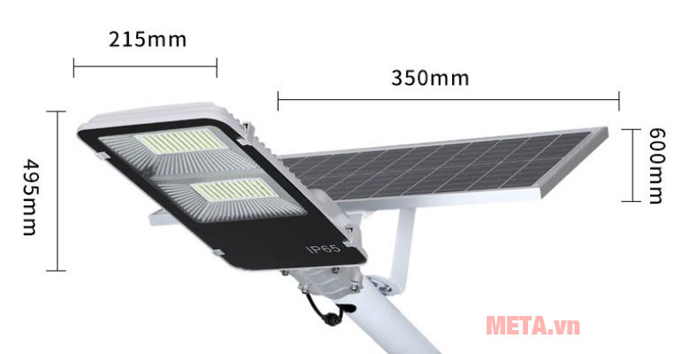 Đèn đường năng lượng mặt trời liền thể 66150VDDLT Đèn đường năng lượng mặt trời liền thể 66150VDDLT