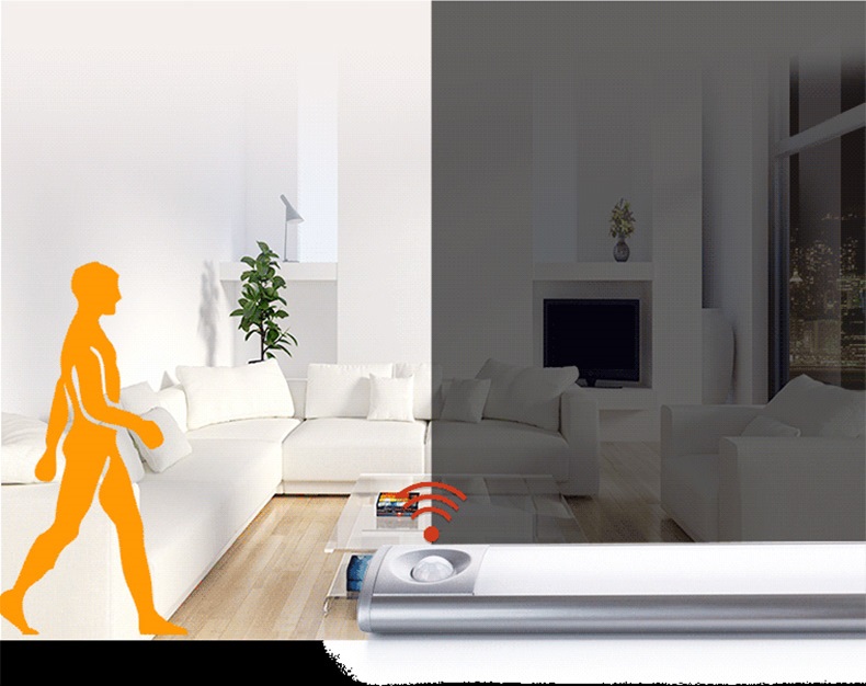 Đèn cảm biến thông minh tự động bật/tắt khi có chuyển động ở gần, giúp tiết kiệm điện tối đa