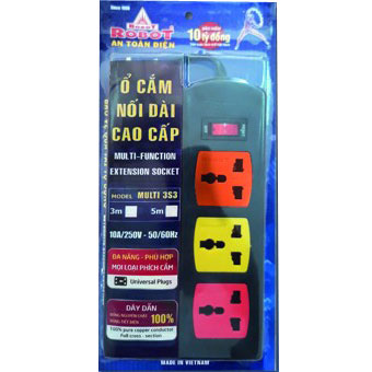 Ổ cắm 3 ổ 3 chấu MULTI 3S3