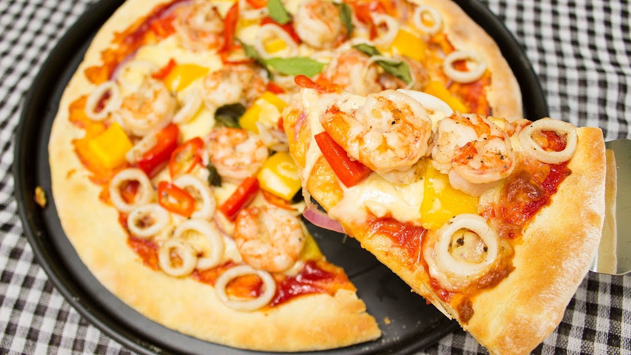 Cách làm pizza hải sản tại nhà hấp dẫn như Pizza Hut - META.vn