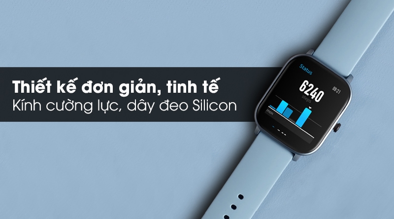 Đông hồ Xiaomi Amazfit GTS có thiết kế trẻ trung với 6 màu năng động