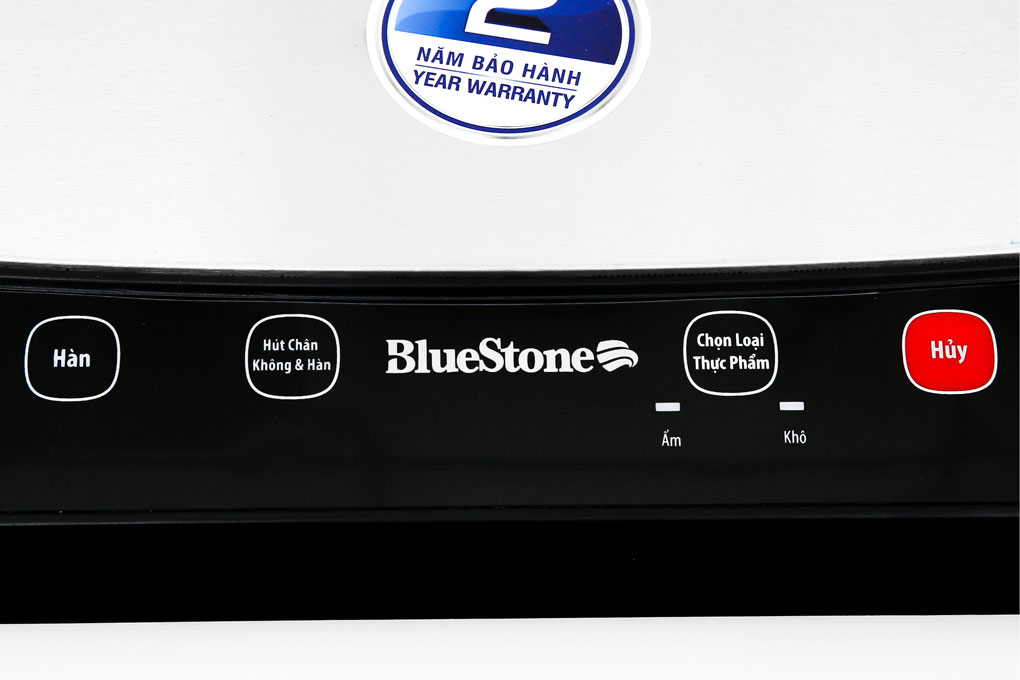 máy hút chân không và hàn miệng túi Bluestone