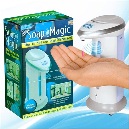 Hộp đựng xà phòng cảm ứng để bàn
