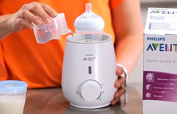 Cách hâm sữa để đông bằng máy hâm sữa