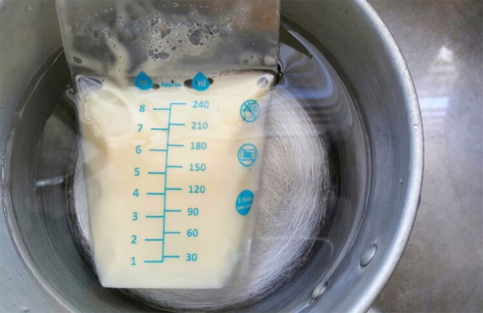 Sai lầm khi rã đông sữa