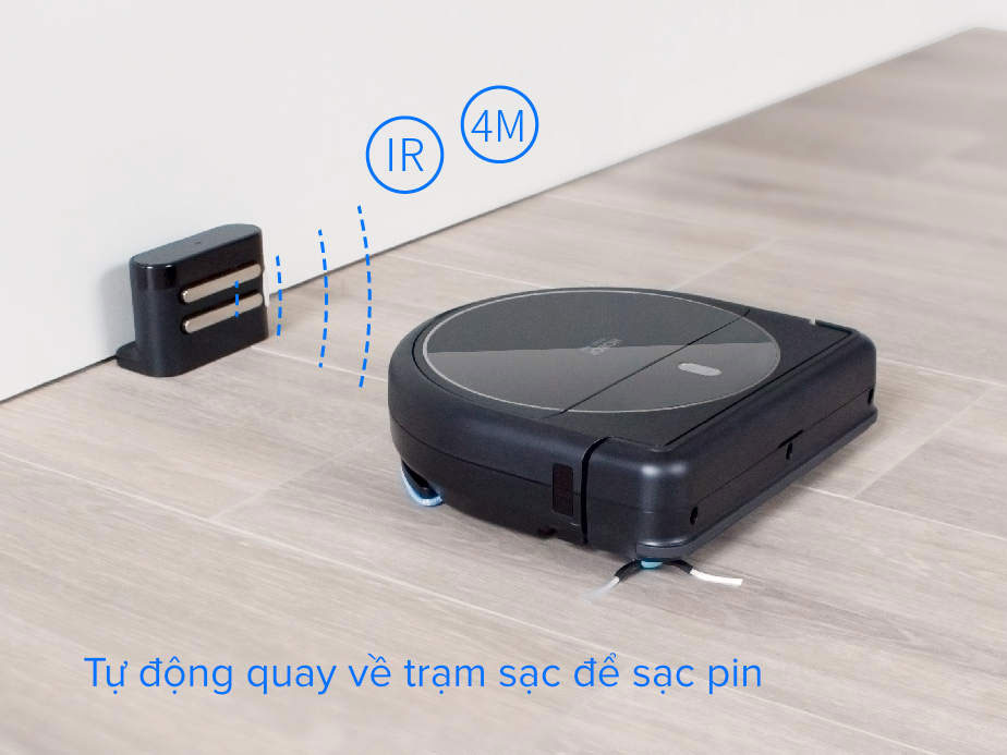 Robot hút bụi Hobot Legee 688 có thể tự quay về trạm sạc