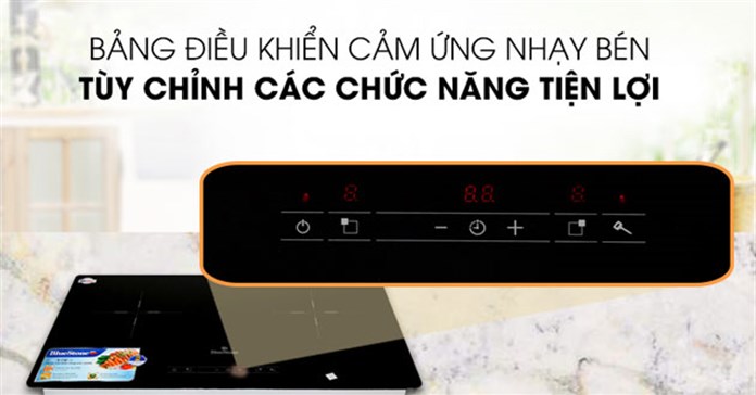 Hướng dẫn sử dụng bếp từ đôi lắp âm Bluestone ICB-6818