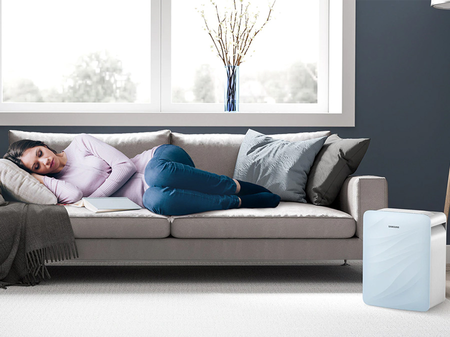 Máy lọc không khí Samsung được trang bị nhiều tính năng, tiện ích cho người dùng
