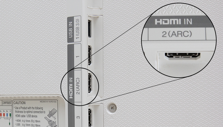 Kết nối qua cổng HDMI