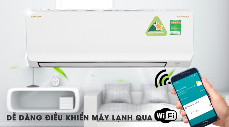 Điều khiển từ xa thông qua điện thoại thông minh